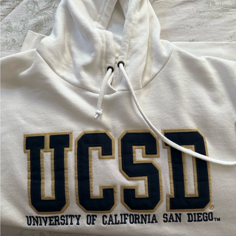 White UCSD Hoodie